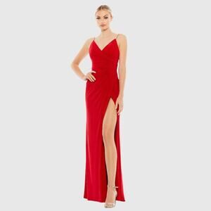 Mac Duggal Red Maxi Dress